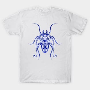 Print with Ornate Exotic Beetle T-Shirt